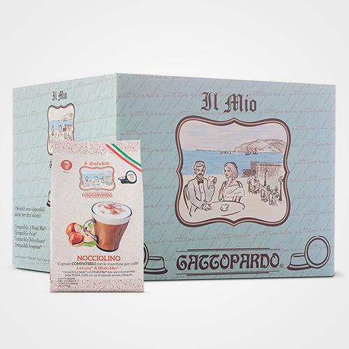 Kaffeekapseln kompatibel mit A Modo Mio Nocciolino 16 Kapseln