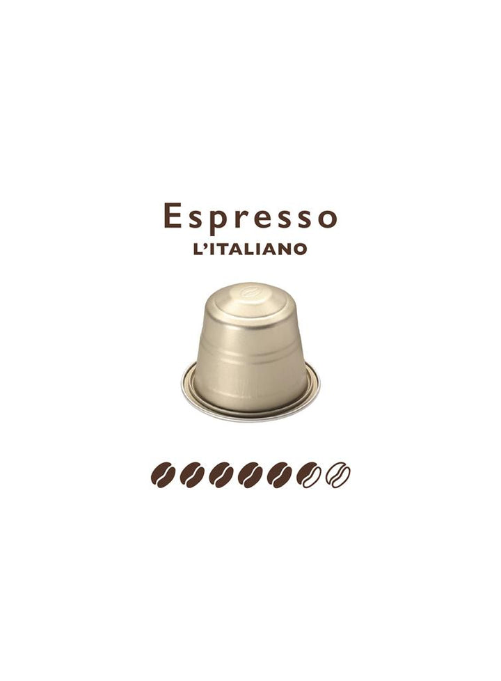 Coffee capsules Nespresso * compatible Espresso Italiano ALU 10 cps
