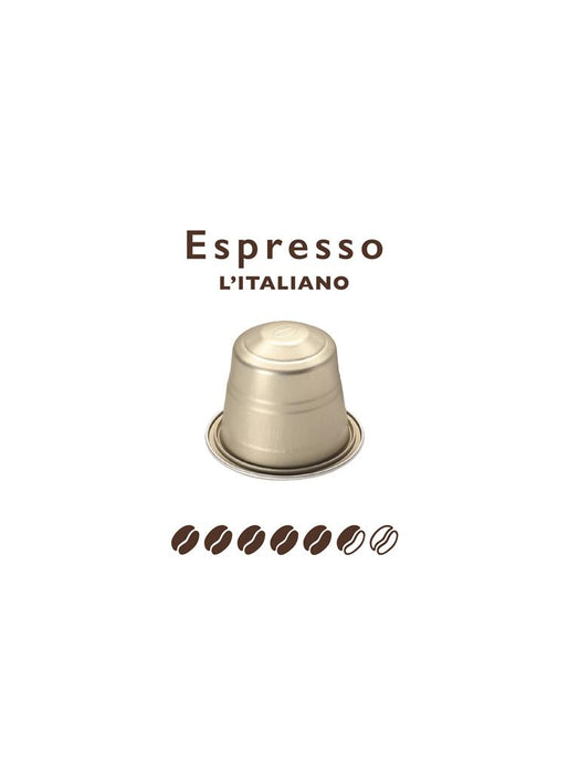 Caffè capsule Nespresso * compatibili Espresso Italiano ALU 10 cps
