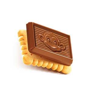Petit Beurre Biscuits with milk chocolate