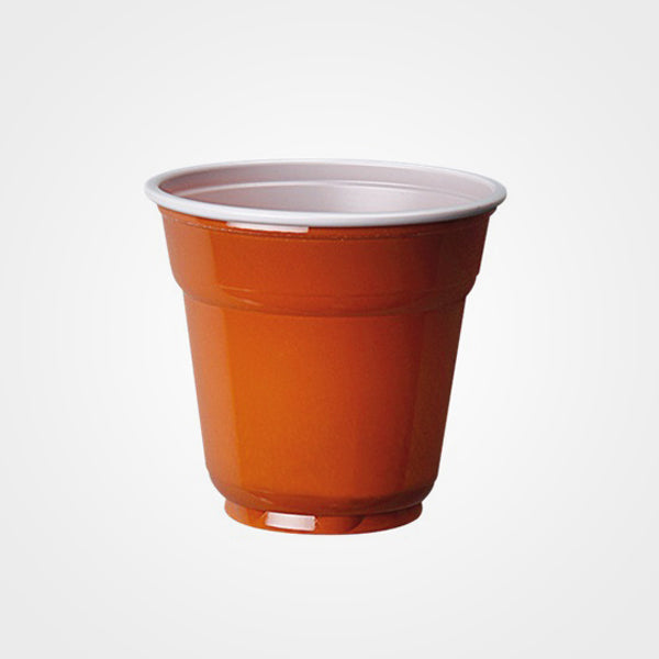 Tasses à café en plastique 80 ml Bicolore 50 pcs