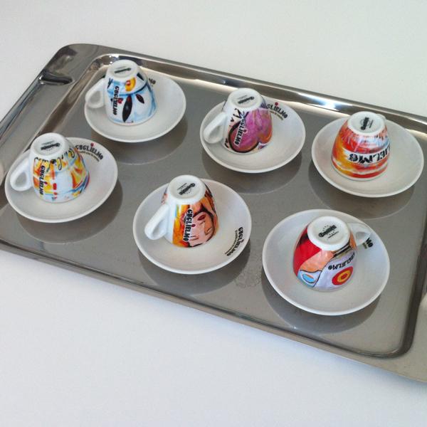 Guglielmo Art Design coffee cups 6 pcs
