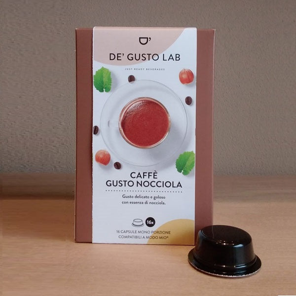 A Modo Mio Compatible Hazelnut Coffee 16 capsules