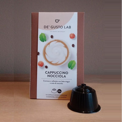 16 Capsule Dolce Gusto® Nocciolino (Cappuccino alla Nocciola) Caffè Borbone