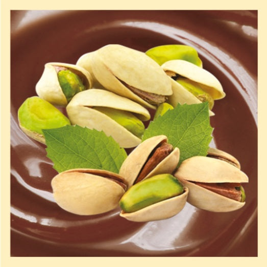 Pistachio chocolate in 32g single portions