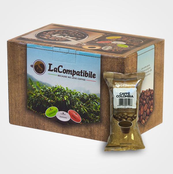 Capsules de café compatibles avec Nespresso * Colombie 100 capsules
