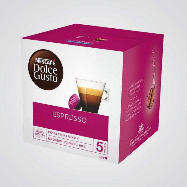 Espresso coffee capsules 16 cps 