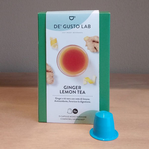 Thé Gingembre Citron compatible Nespresso 15 capsules