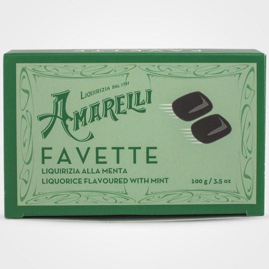 Green Favette Amarelli mint liquorice 100 gr