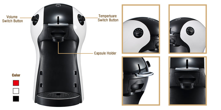 KUP-B capsule machine Dolce Gusto compatible