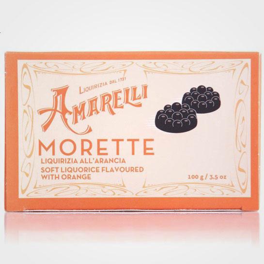 Morette Amarelli orange licorice 100 gr