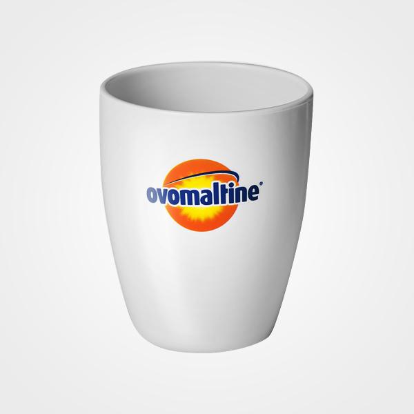 Glass Cup Ovomaltine