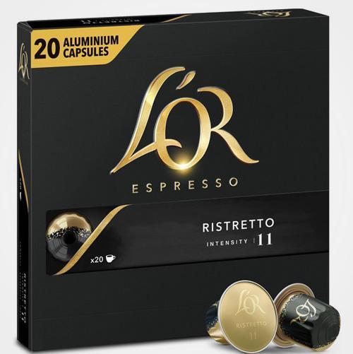 Kaffeekapseln kompatibel mit Nespresso * Ristretto 20 Kapseln