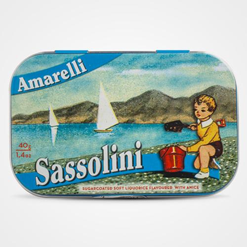 Lakritz mit Anis Sassolini Amarelli 40 gr
