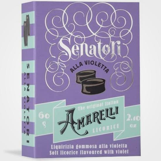 Violettes Lakritz Senatori Amarelli 60 gr