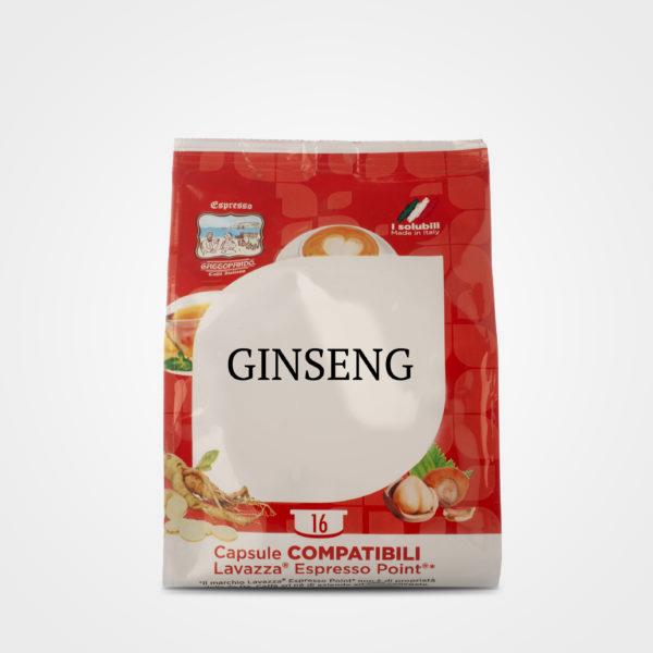 Coffee capsules compatible Espresso Point Ginseng 16 capsules
