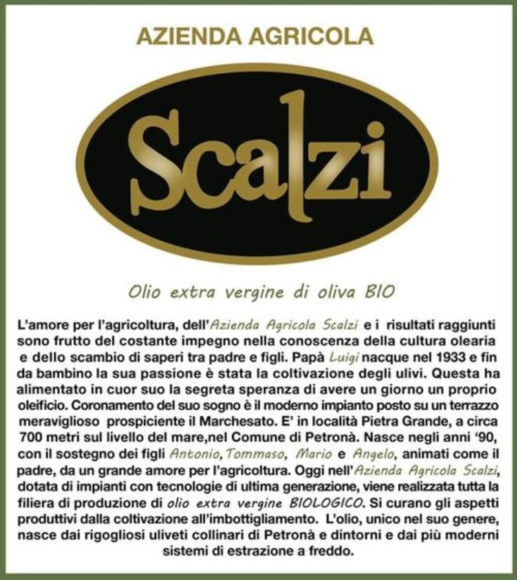 ORGANIC Extra Virgin Olive Oil 0.75L