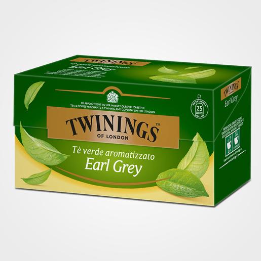 Thé vert Earl Grey vert 25 filtres