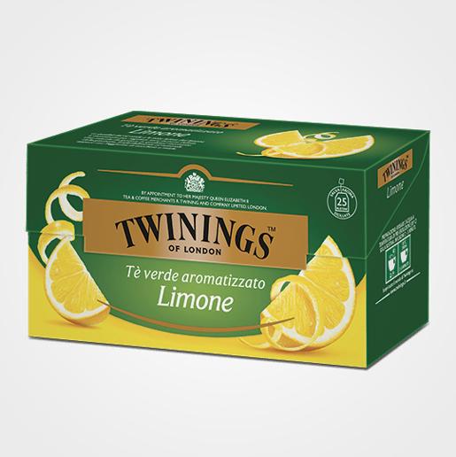 Grüner Tee mit Zitronen 25 Filtern