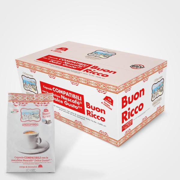 Capsules de café compatibles Dolce Gusto RICCO 16 capsules