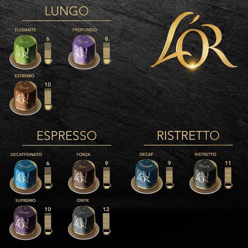 Coffee capsules compatible with Nespresso * Decaffeinated 10 capsules