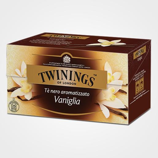 Thé noir aromatisé à la vanille 25 filtres