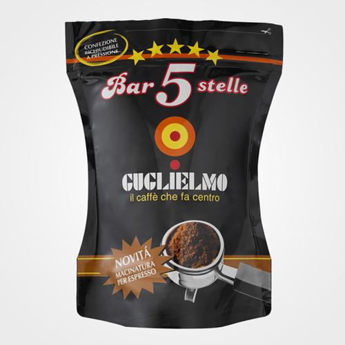 Gemahlener Kaffee 5 Sterne Espresso Bar Filterhalter 250 g