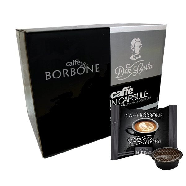 Capsules de café compatibles avec A Modo Mio Don Carlo Black Blend 100 capsules