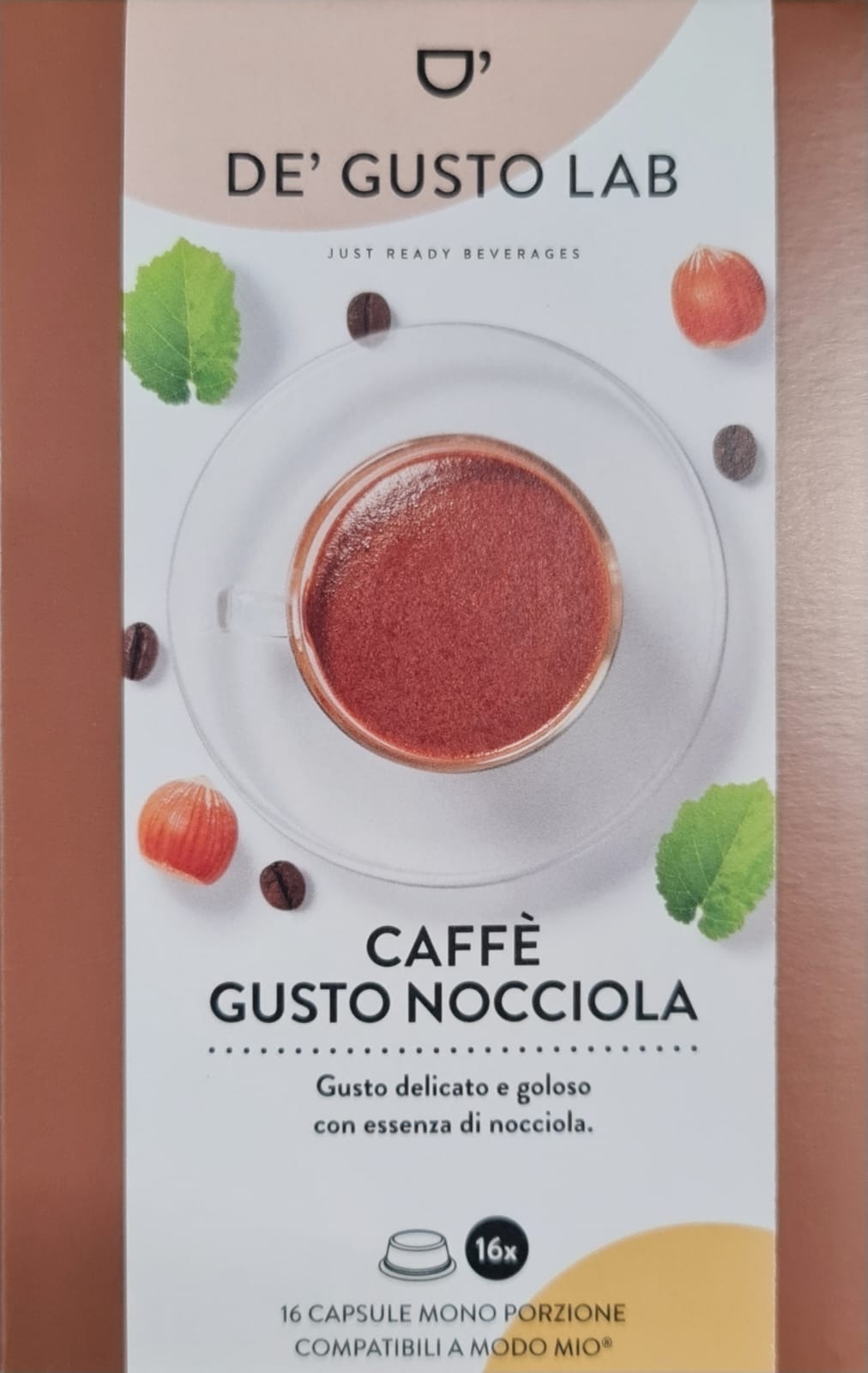Café Noisette Compatible A Modo Mio A partir de 16 capsules