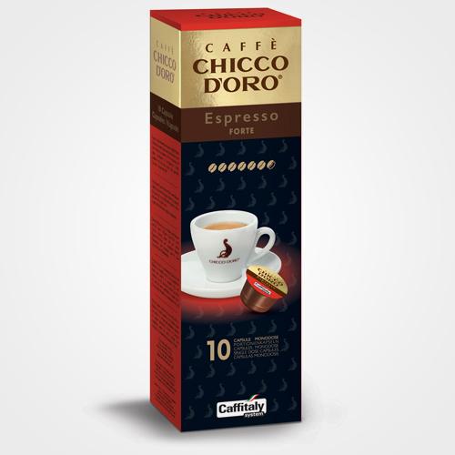 Caffitaly Espresso Forte Kaffeekapseln 10 Kapseln