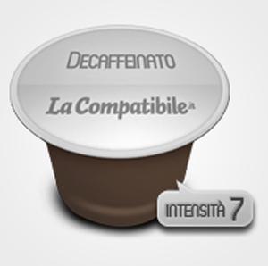 Coffee capsules compatible with Nespresso * Decaffeinated 100 cps