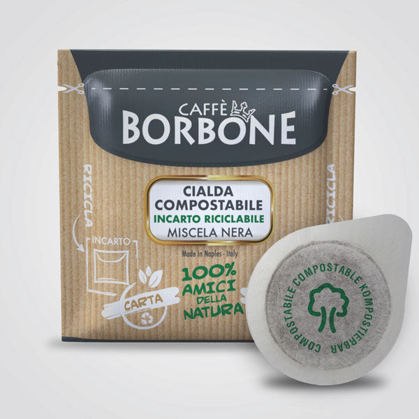 ESE 44 compostable coffee pods, Black Blend quality