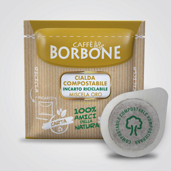 Compostable coffee pods ESE 44 Gold Blend quality