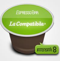 Nespresso compatible coffee capsules * Espresso Bar 100 cps