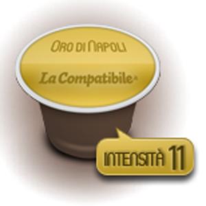 Capsules de café compatibles avec Nespresso * Oro di Napoli 100 cps