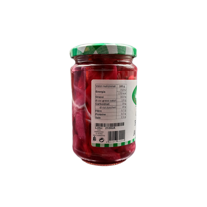 Oignons rouges aigre-doux