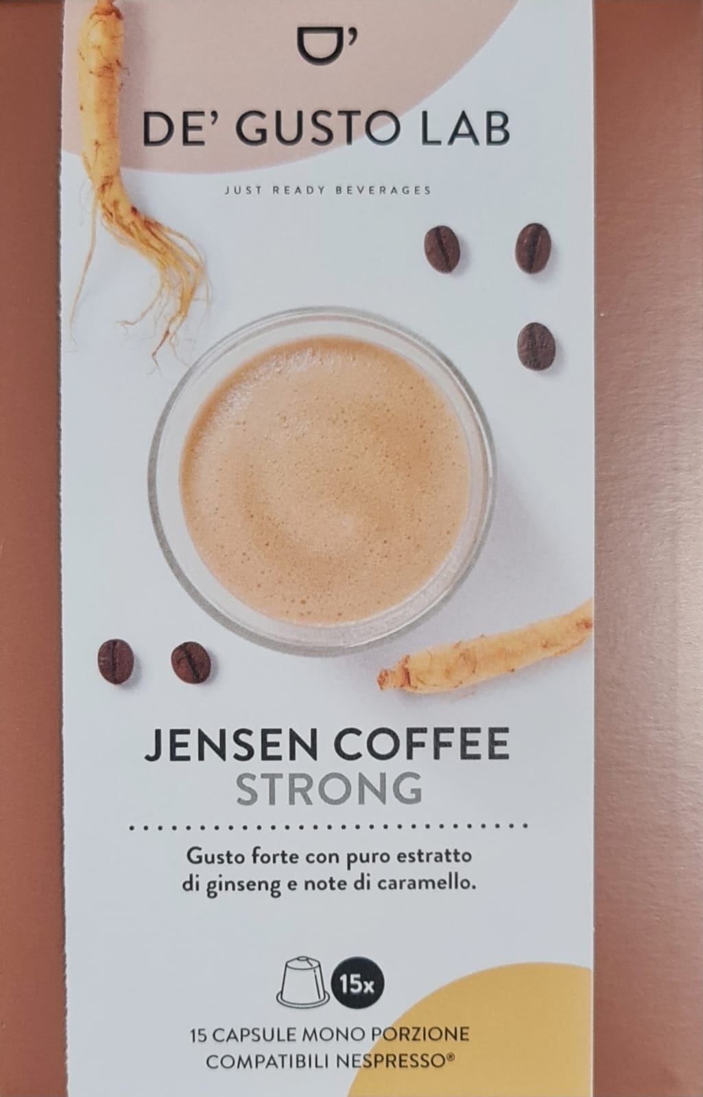 Jen Sen Strong Ginseng compatibile Nespresso 15 capsule – Mokashop  Switzerland