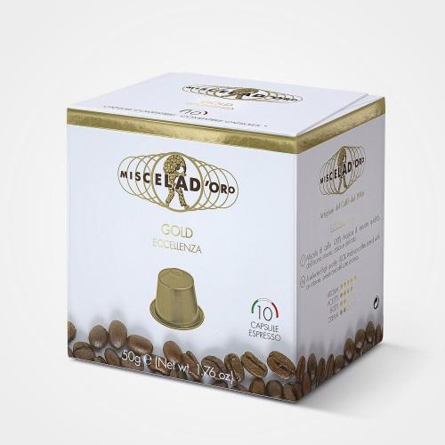 Caffè capsule compatibili Nespresso * Gold 