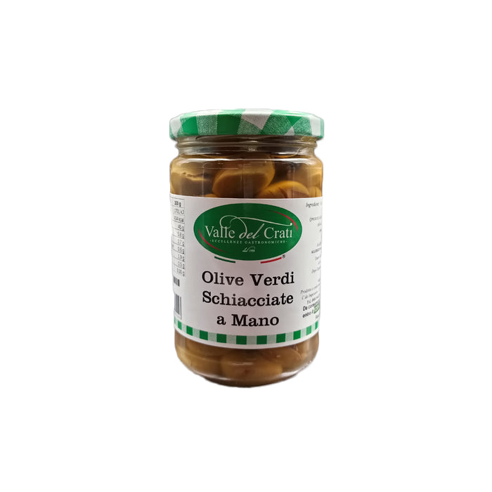 Olives vertes concassées à la main