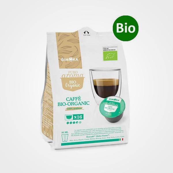 Caffè capsule compatibili Dolce Gusto Bio Organic 100%  Arabica 16 capsule