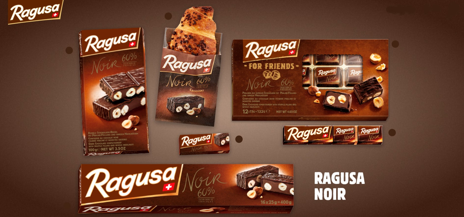 Tablette de chocolat Ragusa Noir 3 x 100g