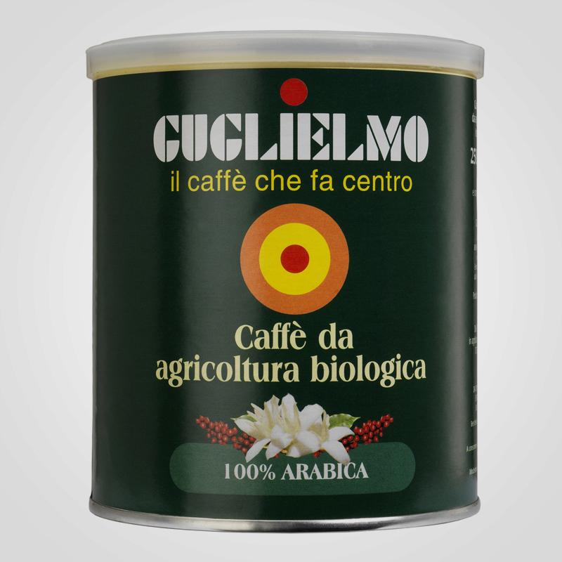 Ground organic Espresso coffee can 250 g